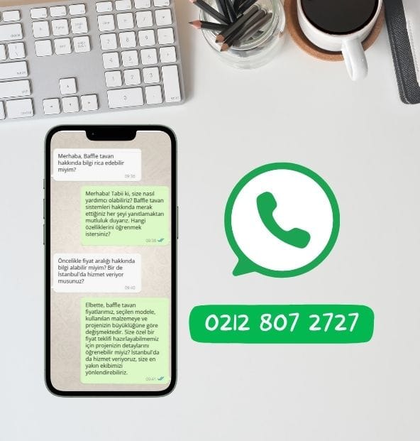 Alce İnovatif Tasarım Asma Tavan Uzmanı Whatsapp Destek 02128072727